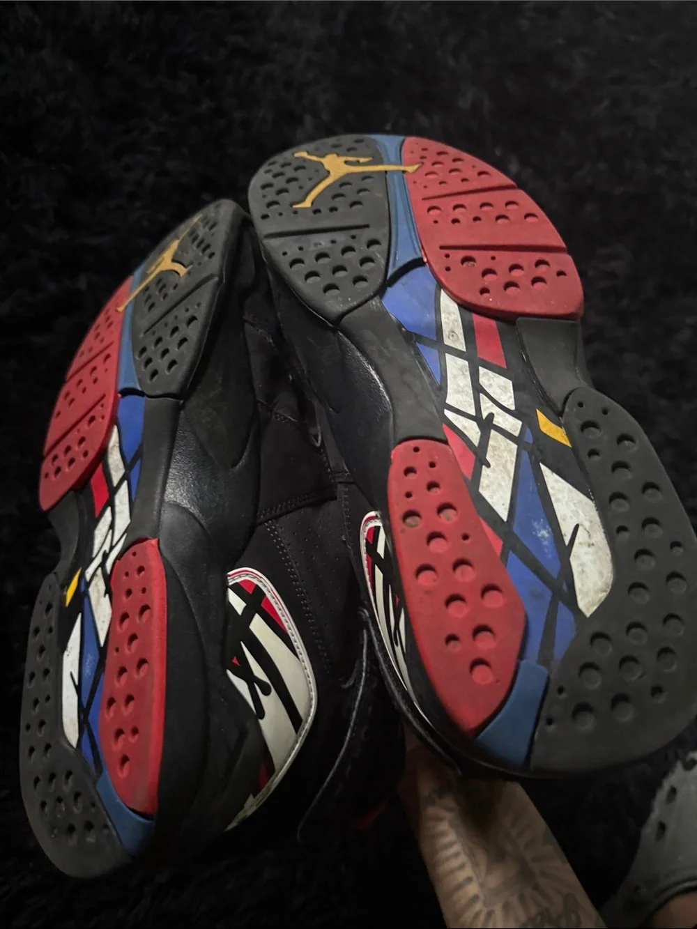 Jordan Boys' Black & Red 23 High-Top Sneakers